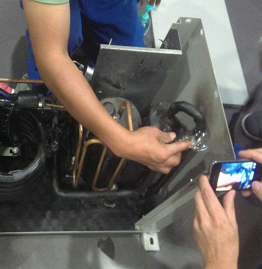 温泉维修空调制冷效果差